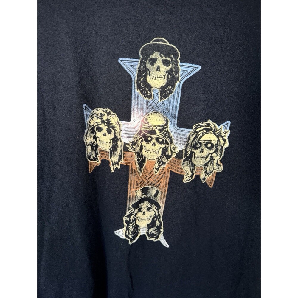 GUNS N ROSES Appetite For Destruction Band Tee 3XL Cross T SHIRT Fall 2019 Tour - Picture 2 of 7